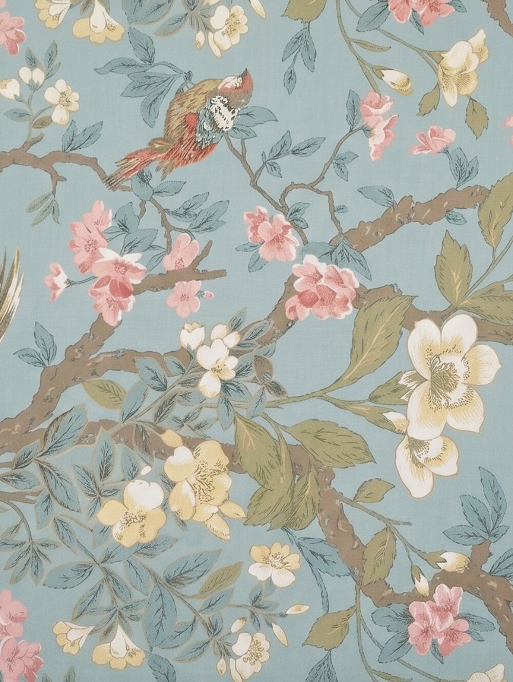 POTTERY BARN Ariane Blue Chinoserie Queen/Full Duvet - Picture 12 of 13